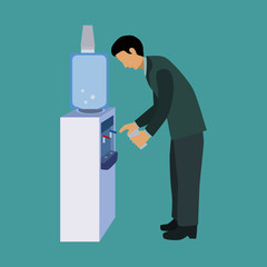 office people flat icon