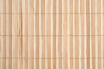 Close up of bamboo mat