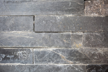 Wall with stone pattern