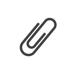Paperclip icon isolated