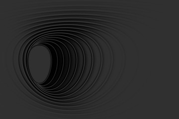 Fototapeta na wymiar Background black abstract curve background 3D Rendering 