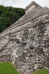 The big pyramid in Palenque - Mexico