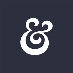 Ampersand vector illustration