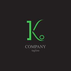 The letter K logo - a symbol of your business