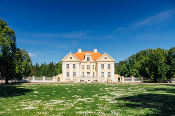 Palmse manor exterior, baroque style, 18th century