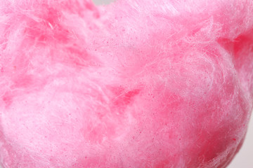 Sweet cotton candy, closeup