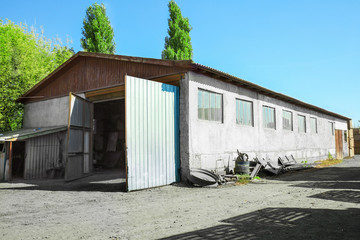 Obraz premium Vegetable storage house