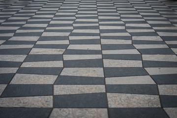 Pavement on a city street