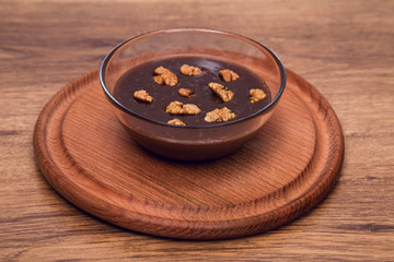 chocolate with nuts, homemade Nutella