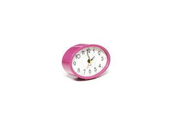 pink clock