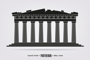 Parthenon, the Acropolis Citadel at Athens, Greece