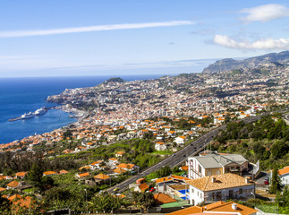View of Funchal, Portugal, Madeira, Funchal