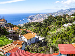 View of Funchal, Portugal, Madeira, Funchal