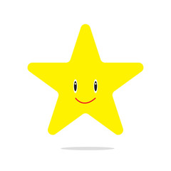 star cartoon isolated vector