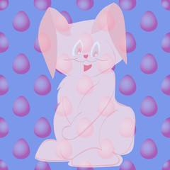 Funny Bunny Seamless Pattern