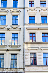 facade of an old house in Berlin Kreuzberg