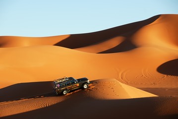 Sand dunes in Sahara desert, Libya