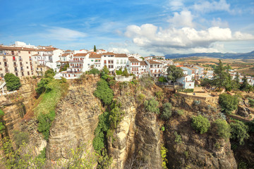 Fototapeta na wymiar Tajo Gorge. Ronda, Andalusia, Spain