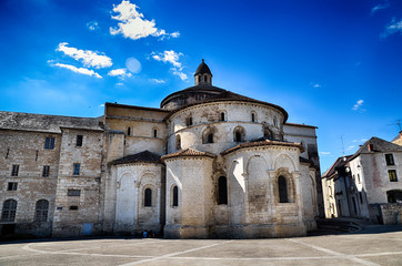 France, the abbey church of Souillac in Lot