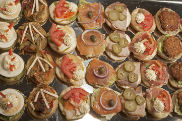 Catering food