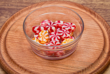 bright striped candy