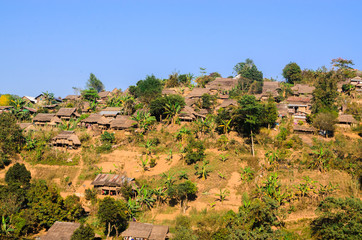 Myanmar refugee camp in Tak Province Thailand