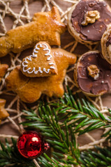 Christmass cookies, candy