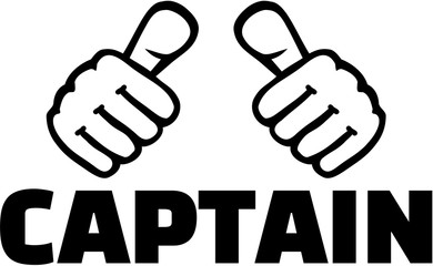 Captain with thumbs