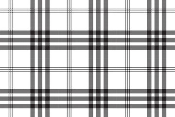 Black white check pixel square fabric texture seamless pattern