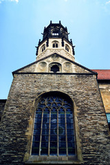Fototapeta na wymiar Fragment of the Church of St. Ludger in Muenster, Germany