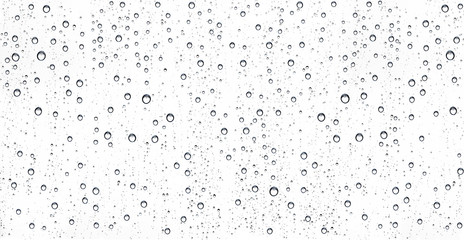 Water drops on glass