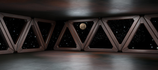 Space environment  ready for comp of your characters 3D rendering