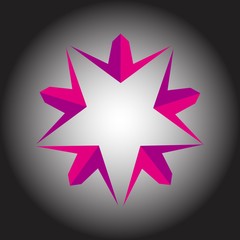 Fototapeta na wymiar Star logo
