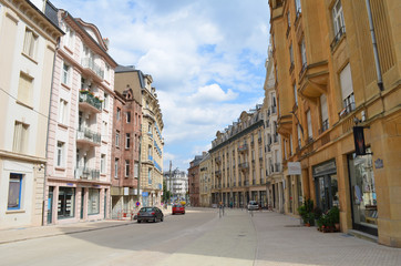 Fototapeta na wymiar Centrum Metz/Metz downtown, Lorraine, France