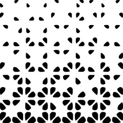 abstract geometric background with diminishing elements, halftone