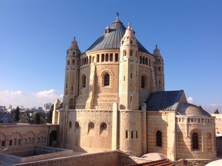 Fototapeta na wymiar Dormition Abbey. Jerusalem
