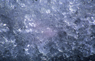 ice an water on macro picture useful for background