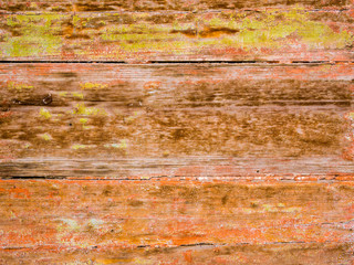 old wooden surface with peeling paint