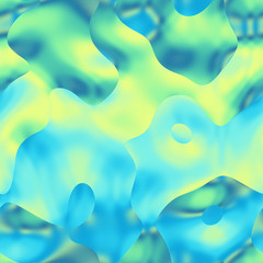 Green hologram background texture seamless  - 138390380