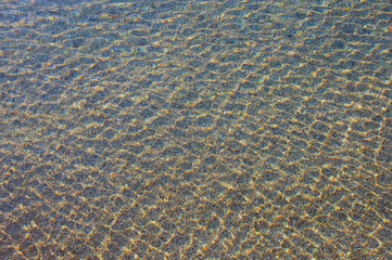 Shallow water on a sunny day, texture