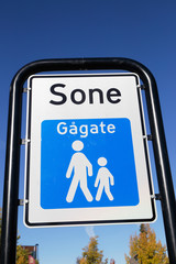 Norwegian pedestrian zone