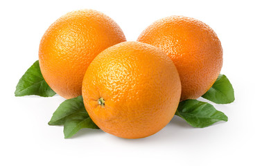 Orange fruit isolated