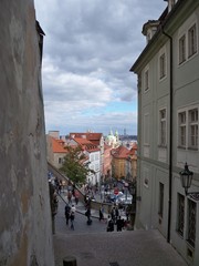 view of the city Prague