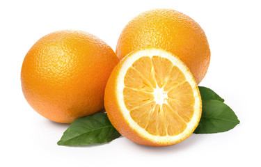 Orange fruit isolated