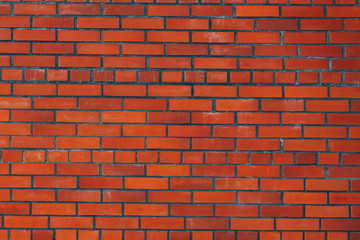 Obraz premium Czerwona cegła tekstura na ścianie