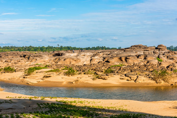 Thailand grand canyon (sam pan bok) at Ubon Ratchathani, Thailand