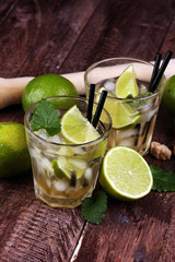 Lemon Fruit Lime Caipirinha of Brazil