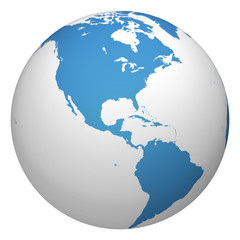 High resolution world illustration