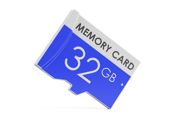 memory card 32 GB, 3D rendering