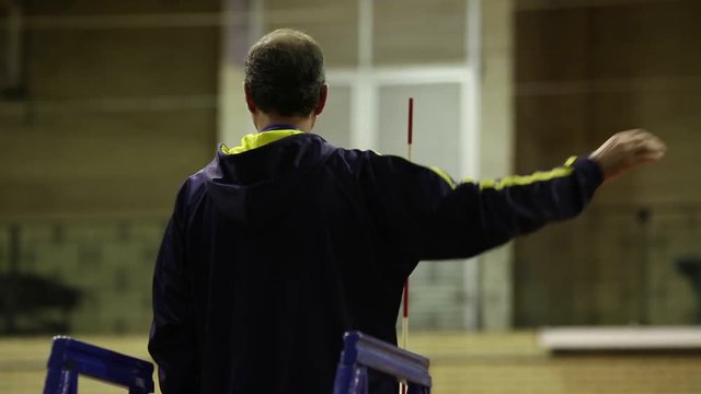 Sport Referee Paying Attention To Sport Game